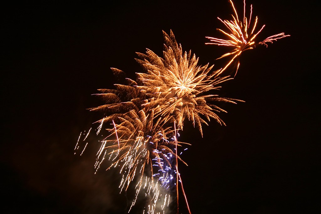 Bonfire and Fireworks